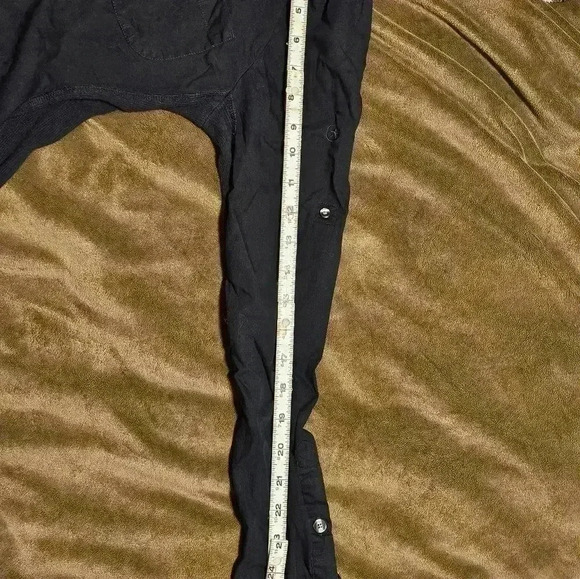 Converse, black button down, women's small, - Picture 6 of 6